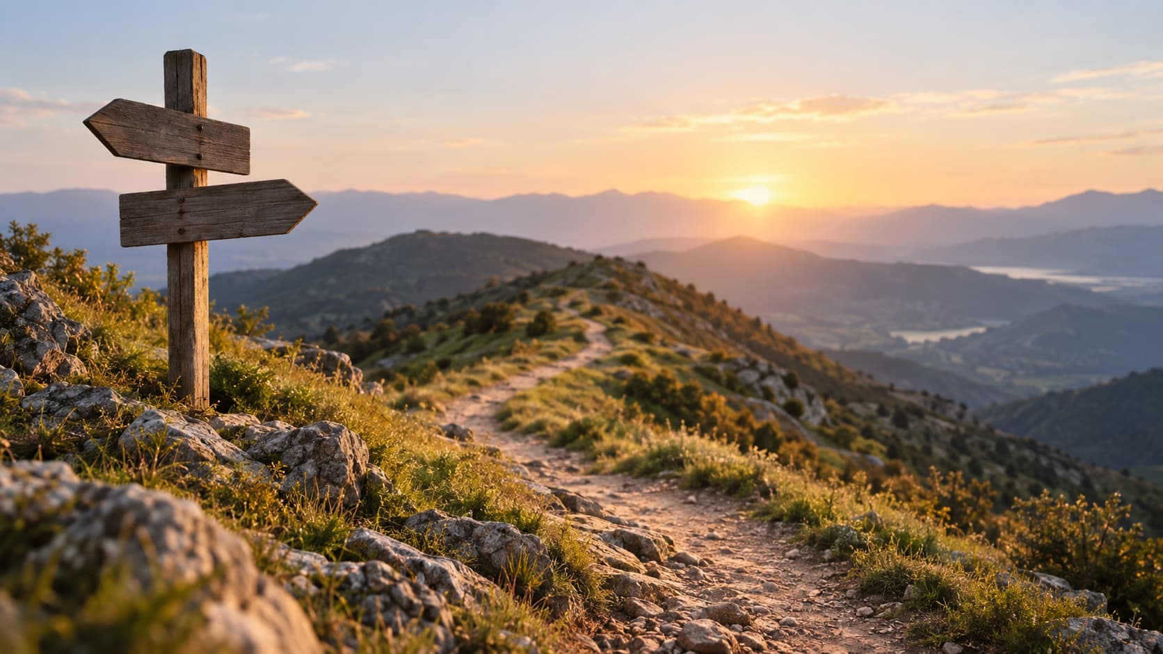 Sentiero che si apre verso nuove direzioni, metafora del percorso psicoterapeutico