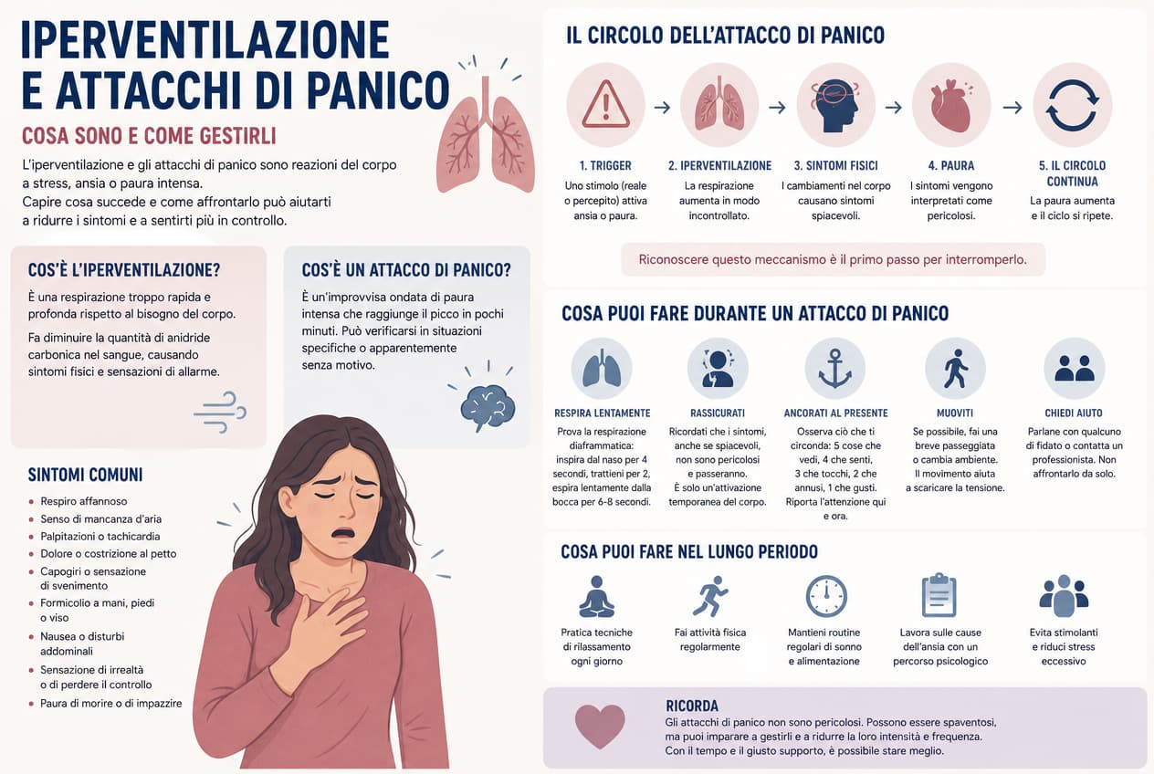 Legame tra iperventilazione e attacchi di panico